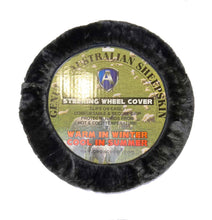 Load image into Gallery viewer, SHEEPSKIN STEERING WHEEL COVER