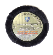 Load image into Gallery viewer, SHEEPSKIN STEERING WHEEL COVER